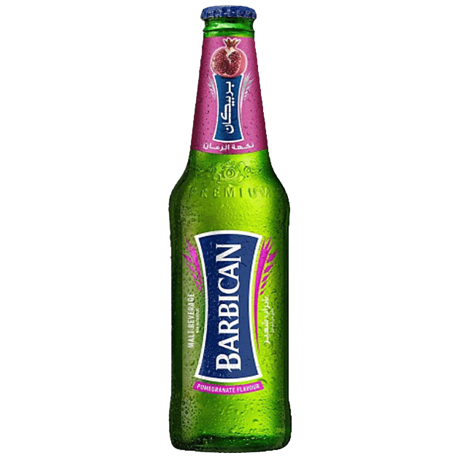 Barbican Non-Alcoholic Beer Bottle - Malt Beverage, Pomegranate Flavour, 330 Ml