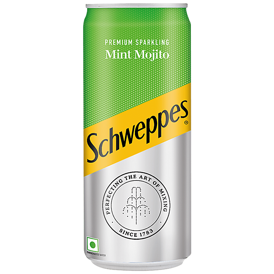 Schweppes Premium Sparkling Mixer - Mint Mojito, Carbonated Water, 300 ml