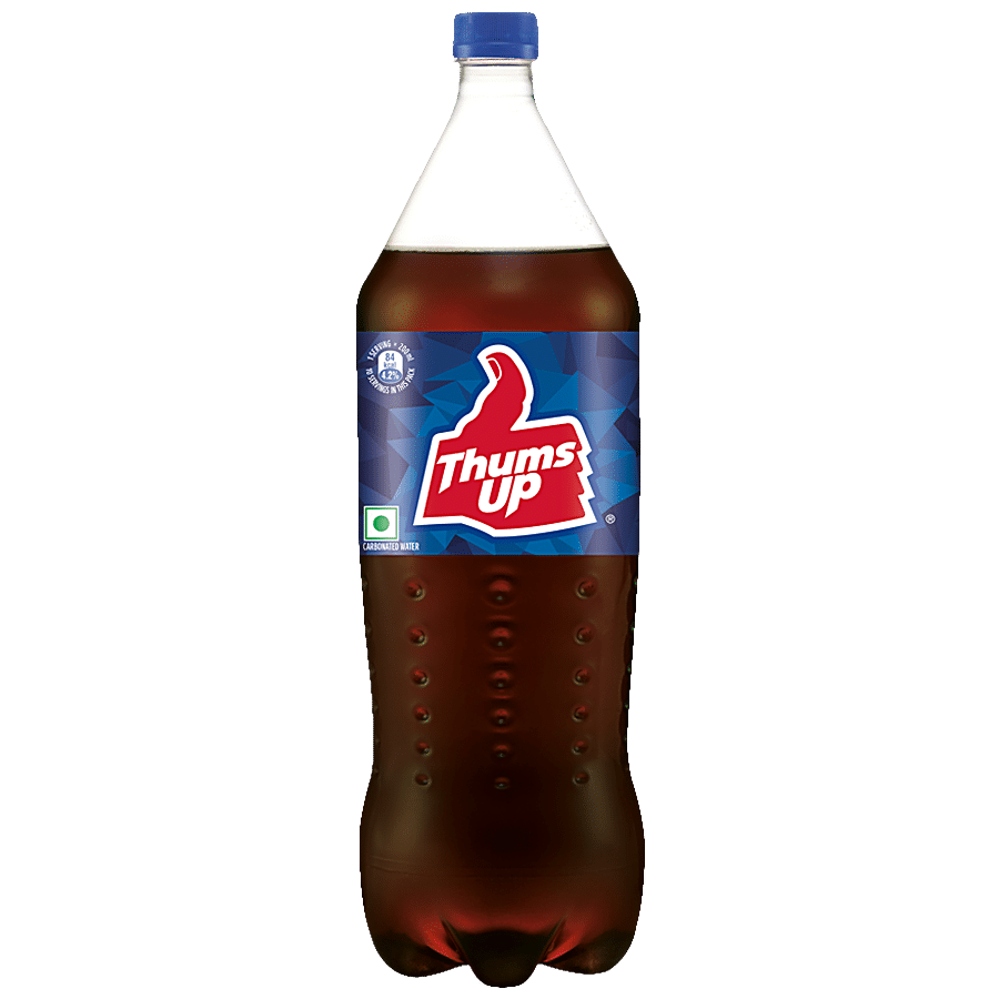 Thums Up Soft Drink - Refreshing, Strong, 2 L Pet Bottle