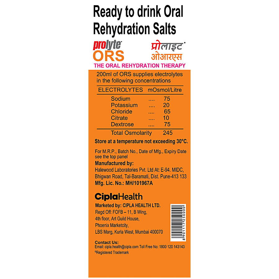Prolyte Ors Liquid - Orange, 200 Ml Tetra Pack