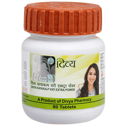 Patanjali Divya Kayakalp Vati - Extra Power, 80 Pcs