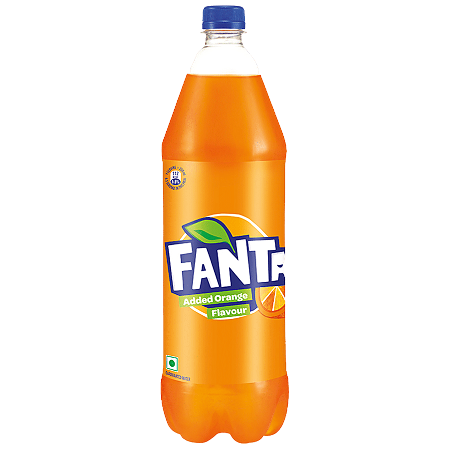 Fanta Soft Drink - Orange Flavoured, Refreshing, 1.25 L Pet Bottle