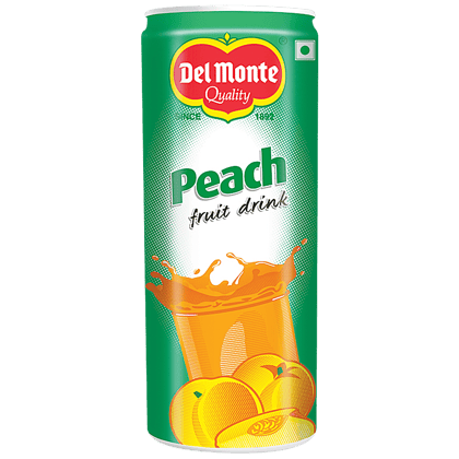 Del Monte Fruit Drink - Peach Coolada, 240 Ml Tin