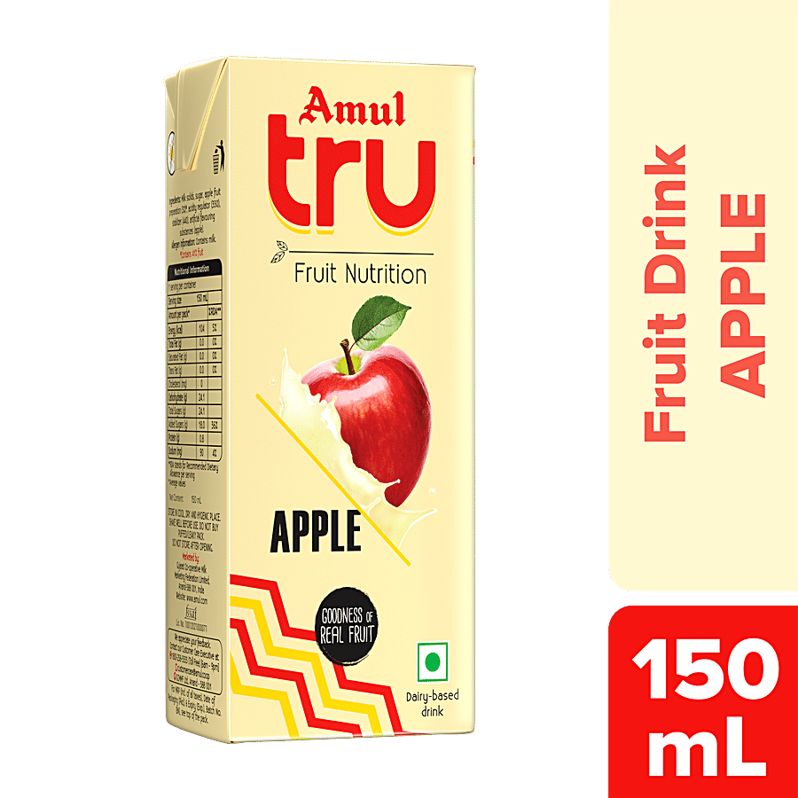 Amul Tru Apple, 150 Ml Tetra Pak
