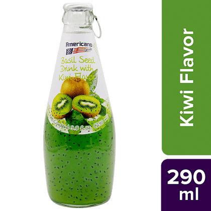 Americano Basil Seed Drink - Kiwi Flavour, 290 Ml