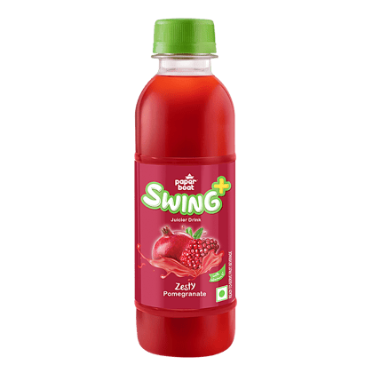 Paper Boat Swing Swing+ Zesty Pomegranate, 250 Ml Pet Bottle