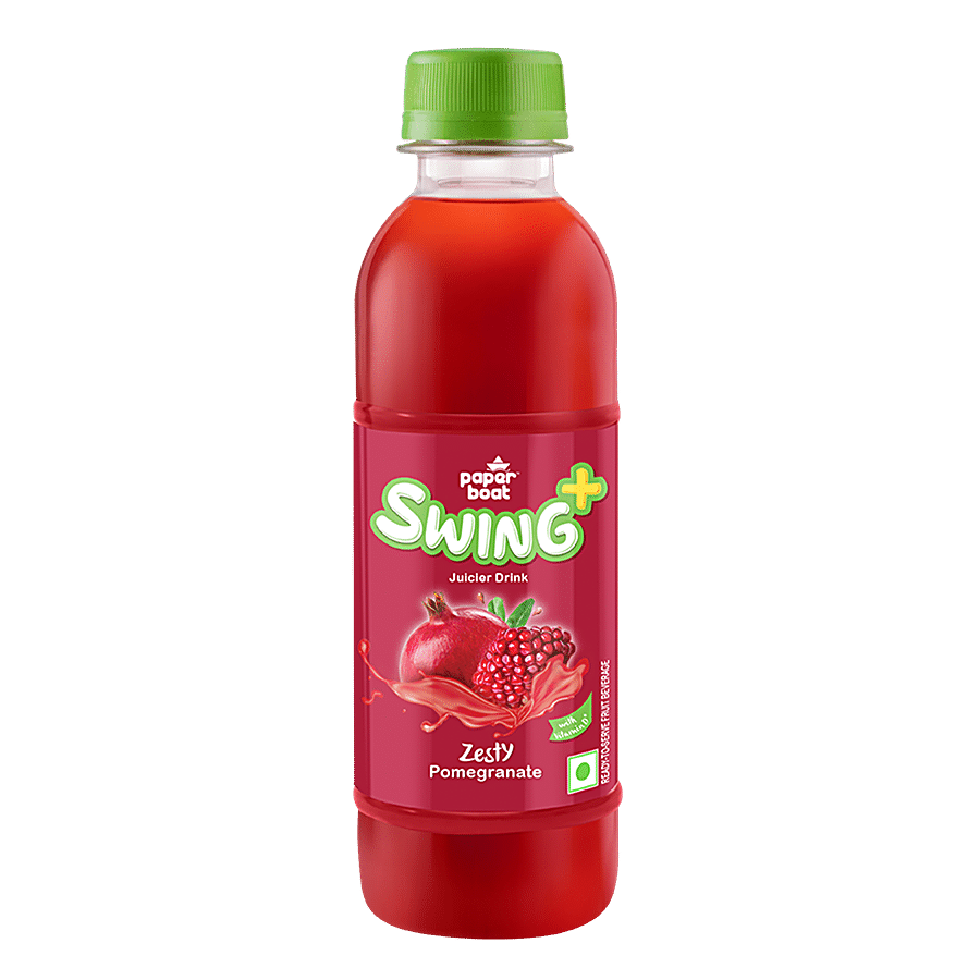 Paper Boat Swing Swing+ Zesty Pomegranate, 250 Ml Pet Bottle