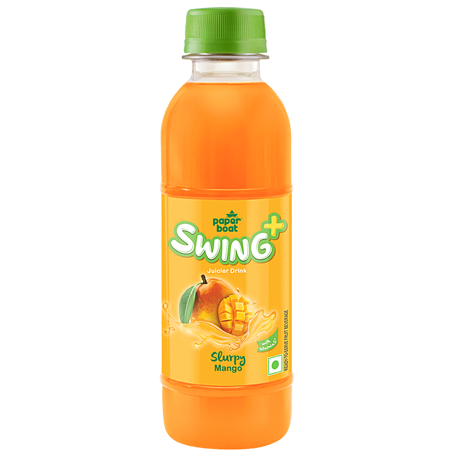 Paper Boat Swing Swing+ Slurpy Mango, 250 Ml Pet Bottle