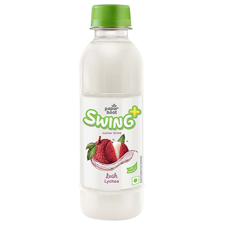 Paper Boat Swing Swing+ Lush Lychee, 250 Ml Pet Bottle