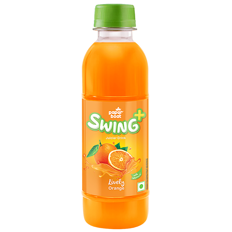 Paper Boat Swing Swing+ Lively Orange, 250 Ml Pet Bottle