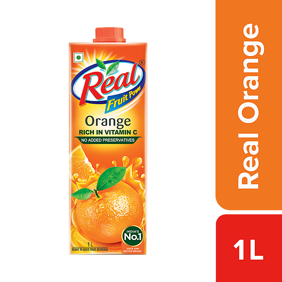 Real Fruit Power Orange Juice, 1 L