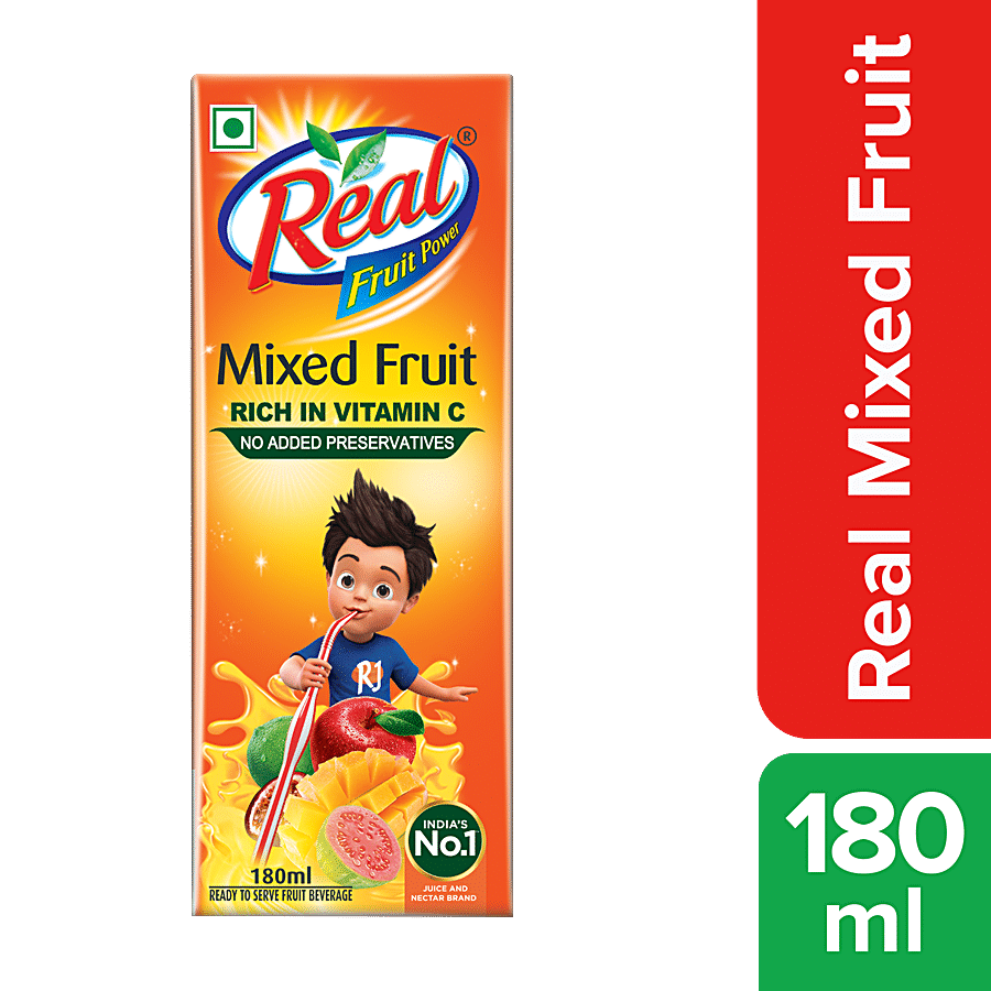 Real Fruit Power Mixed Fruit Juice, 180 Ml
