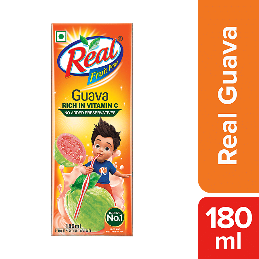 Real Fruit Power Guava Juice, 180 Ml