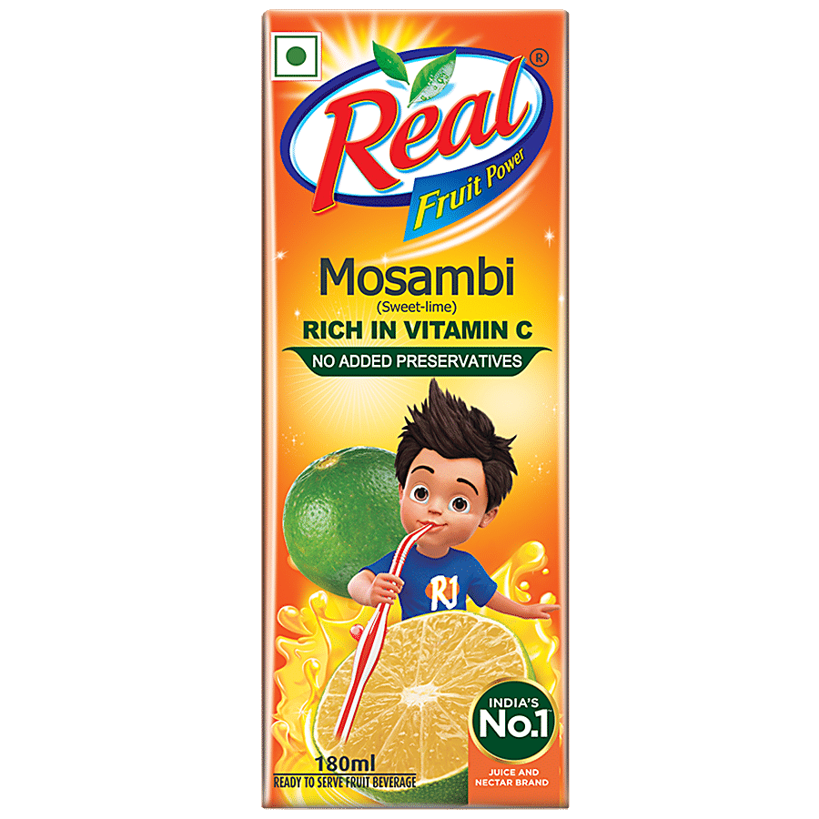 Real Fruit Juice - Mosambi, 180 Ml
