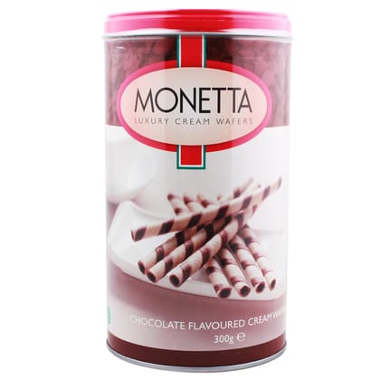 Monetta Wafer Rolls, Chocolate, 300G