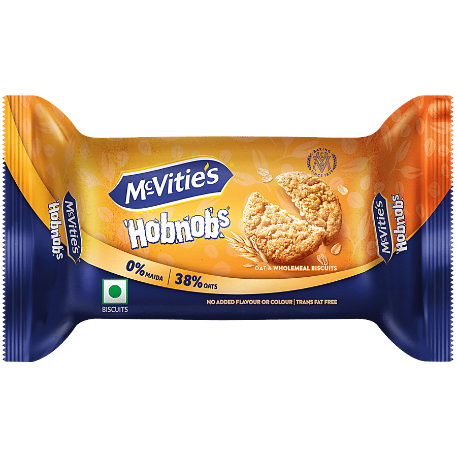 Mcvitie'S Hobnobs Biscuits - Oats & Wholemeal, 75 G