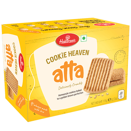 Haldiram's Cookie Heaven Atta Cookies, 175 g