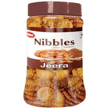 Dukes Nibbles Jeera Crackers - Crispy, 150 g Jar