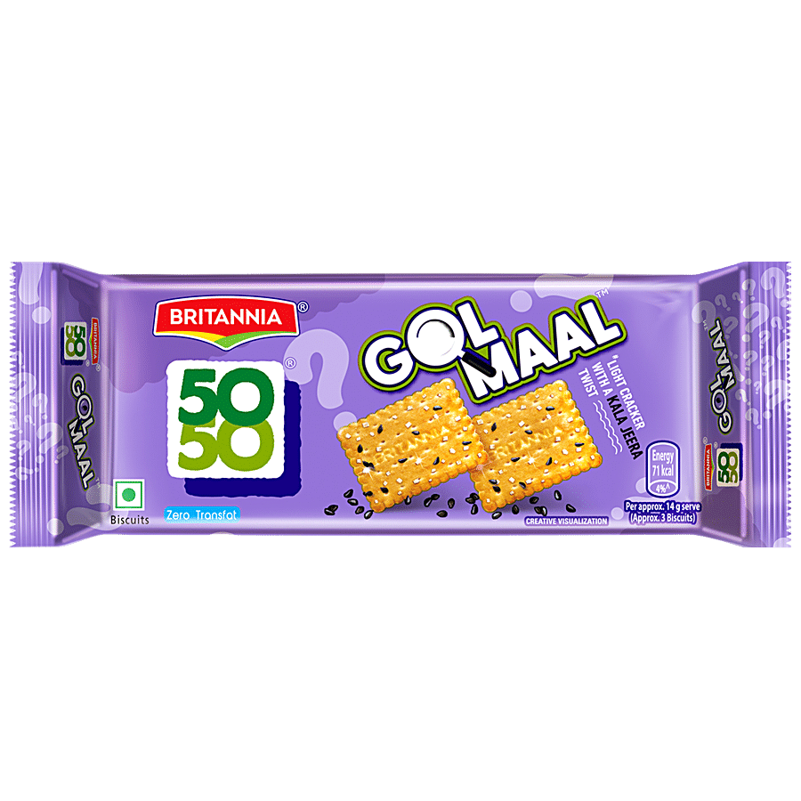Britannia 50-50 Gol Maal Cracker, 110 G