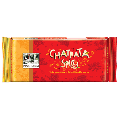 Bisk Farm Biscuit - Chatpata Spicy, 200 G Pouch