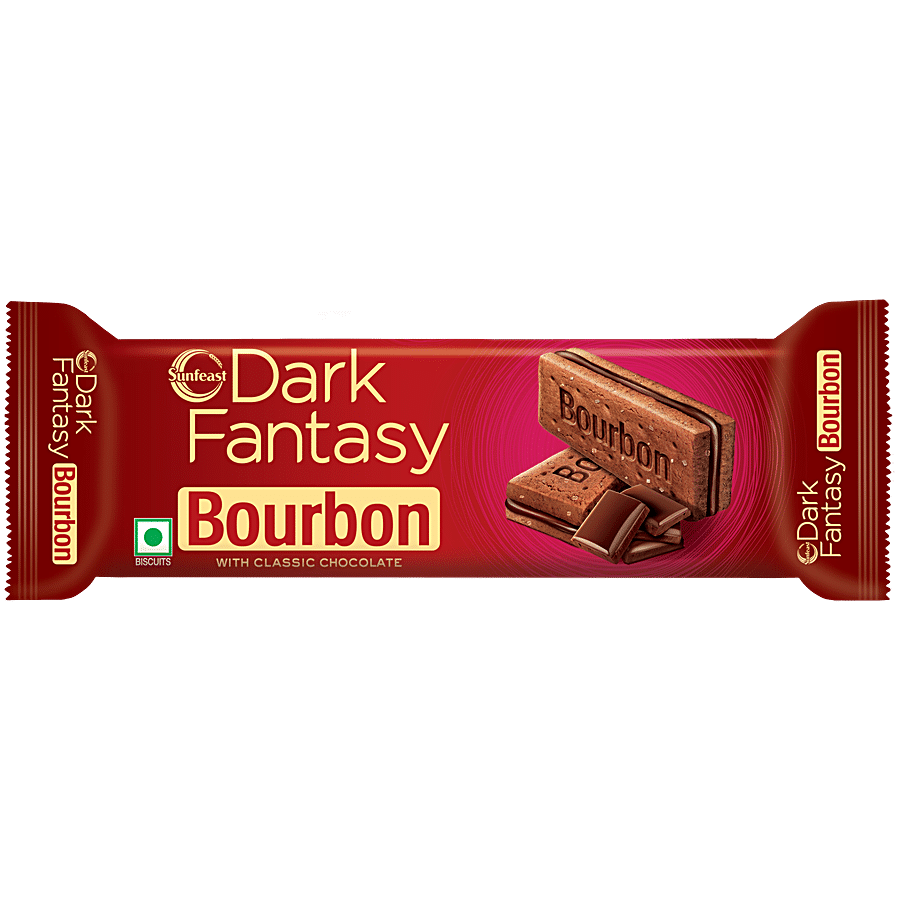 Sunfeast Dark Fantasy Bourbon Biscuits, 111 G