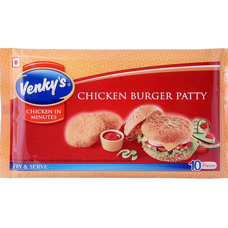 Venkys Chicken - Burger Patty, 500 G