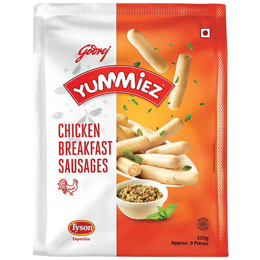 Godrej Yummiez Yummiez Breakfast Sausages, 250 G
