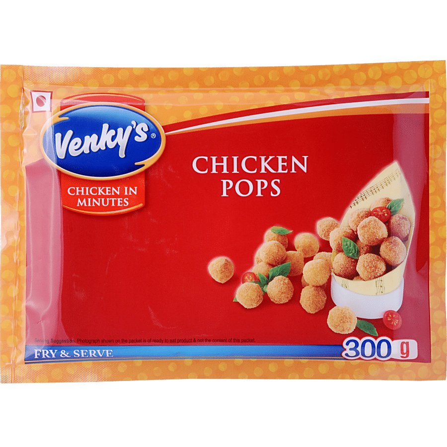 Venkys Popcorn - Chicken, 300 G Pouch