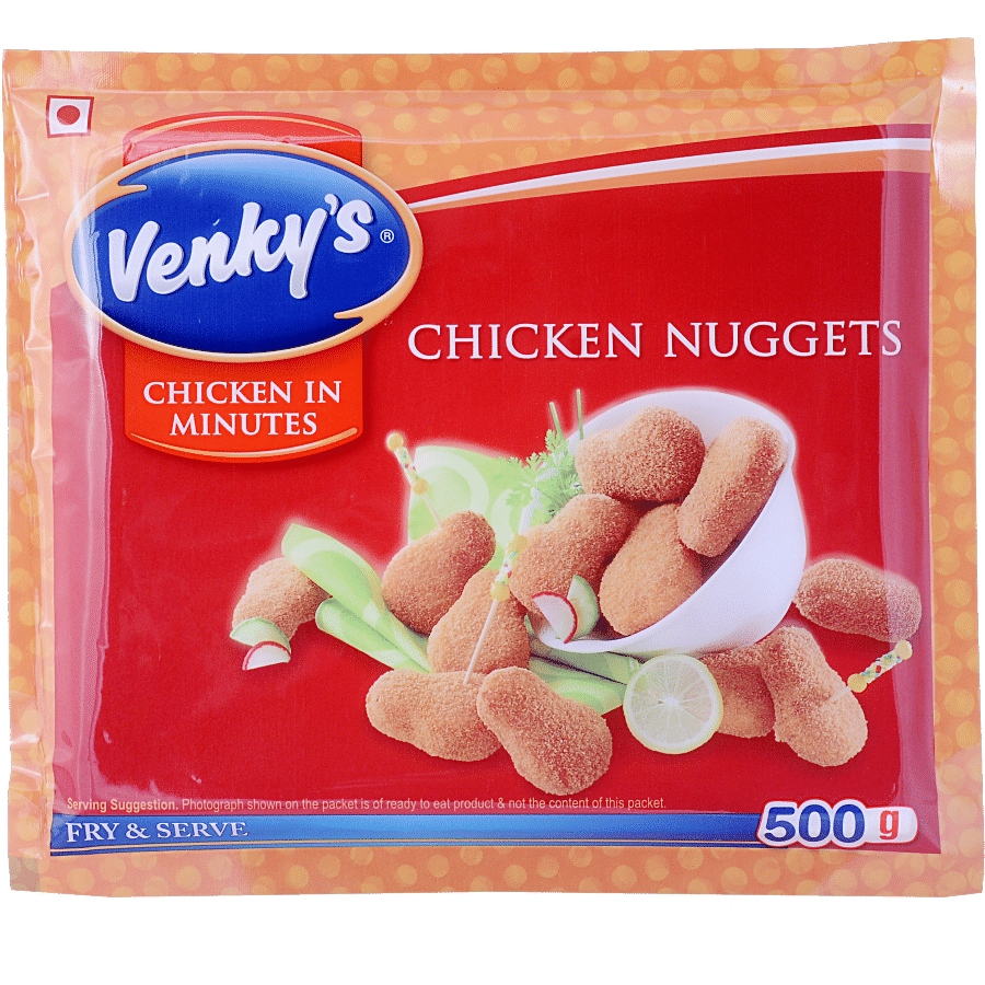 Venkys Nuggets - Chicken, 500 G Pouch