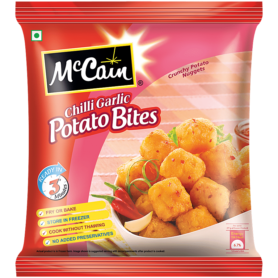 Mccain Chili Garlic Potato Bites, 1.24 Kg