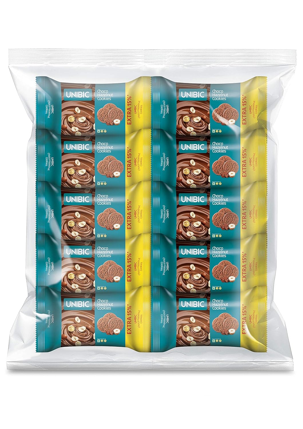 Unibic Choco Hazelnut Cookies, 36G [Pack Of 12]