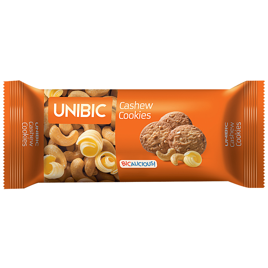 Unibic Cashew Cookies, 75 G Pouch
