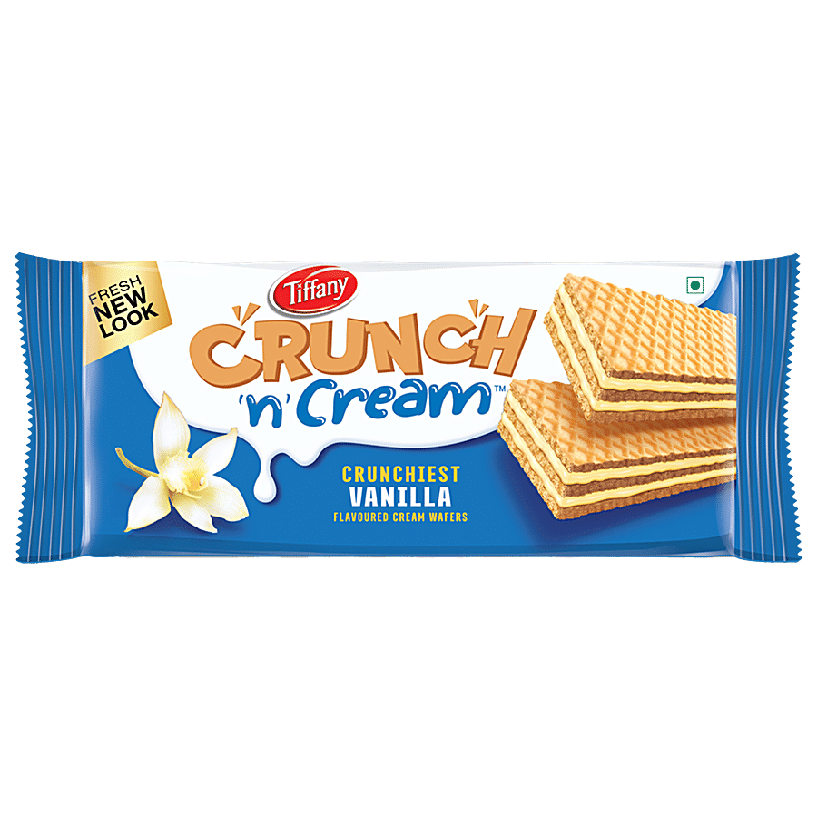 Tiffany Crunch N Cream - Vanilla Cream Wafers, 135 G