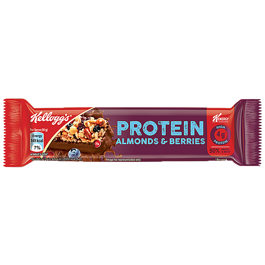 Kelloggs K-Energy Bar - Protein Almonds & Berries, 30 G