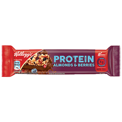 Kelloggs K-Energy Bar - Protein Almonds & Berries, 30 G