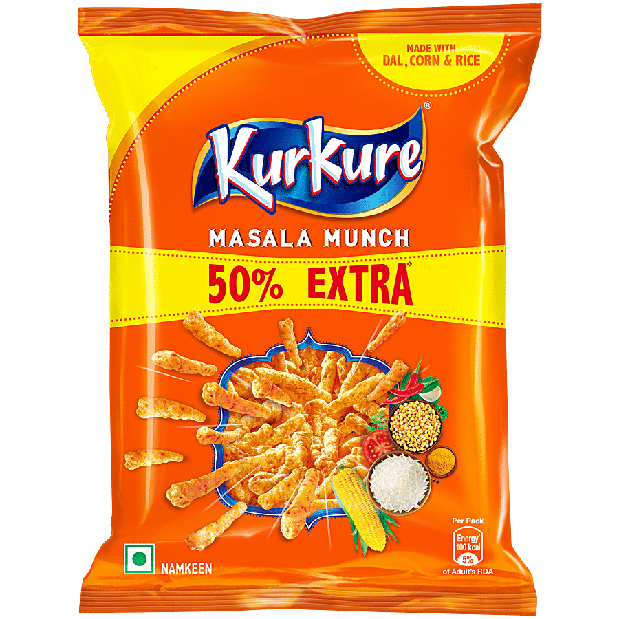 Kurkure Masala Munch Namkeen, 18 G