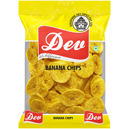 Dev Snacks Banana Chips, 175 G Packet