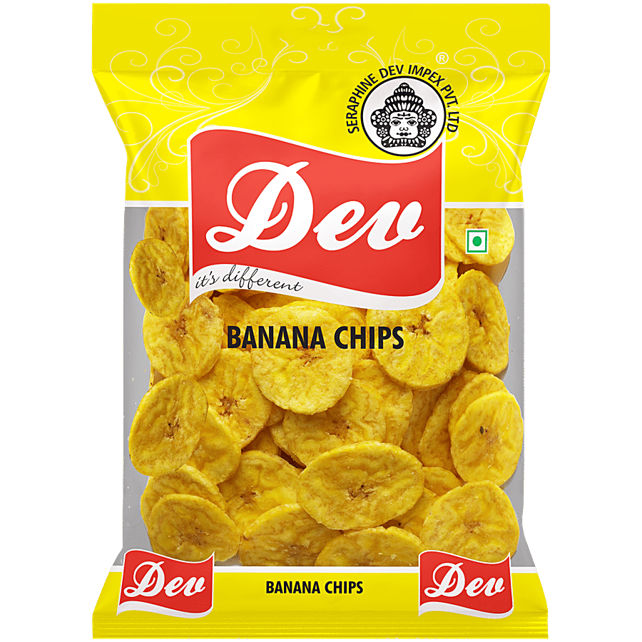 Dev Snacks Banana Chips, 175 G Packet