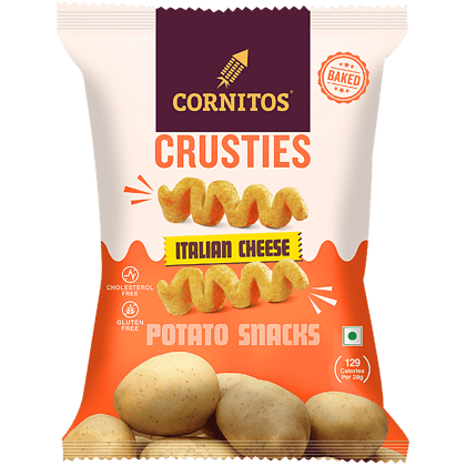 Cornitos Crusties Italian Cheese Potato Puffs, 57 G