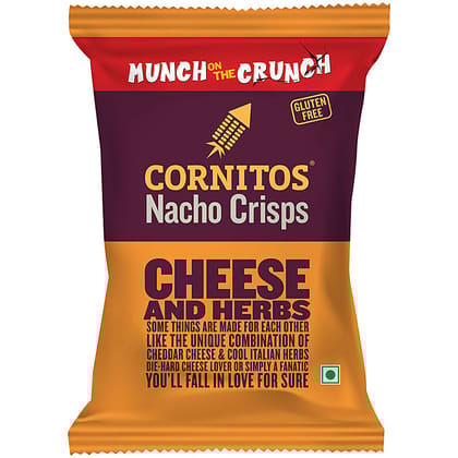 Cornitos Cheese & Herbs Nacho Crisps, 77 G