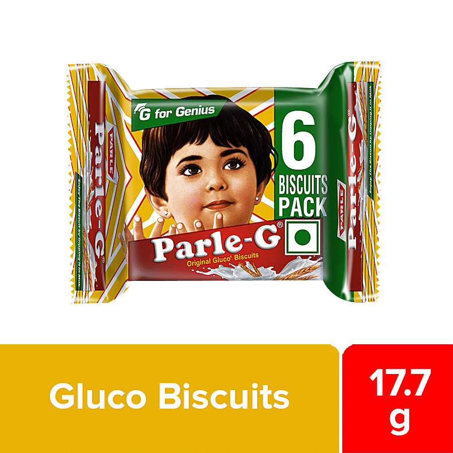 Parle G Premium Original Glucose Biscuits, 17.7 G