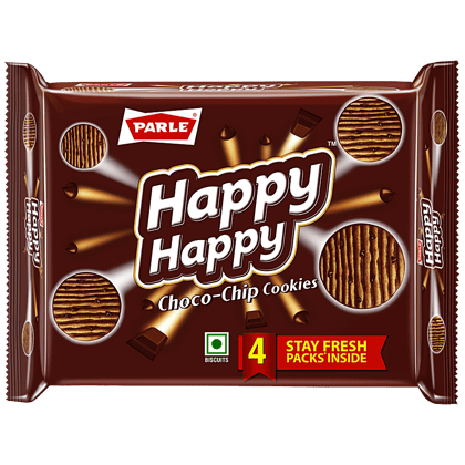 Parle Happy Happy Choco-Chip Cookies, 396 G