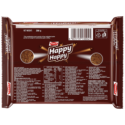 Parle Happy Happy Choco-Chip Cookies, 396 G
