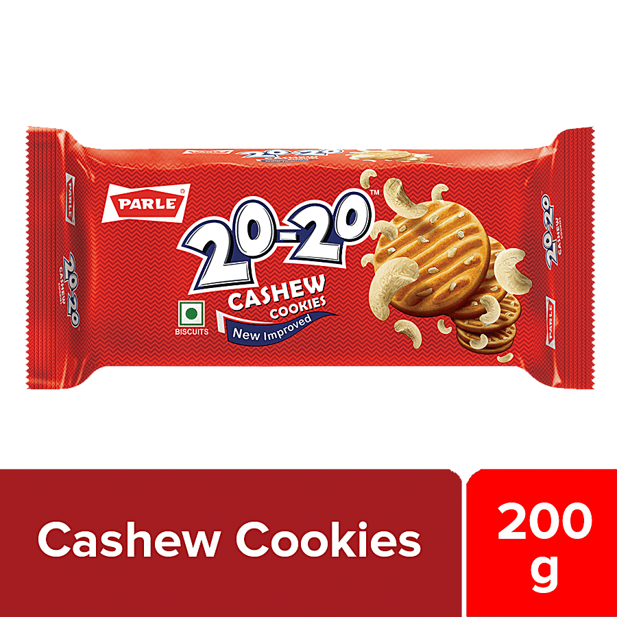 Parle 20-20 Cashew Cookies, 200 G