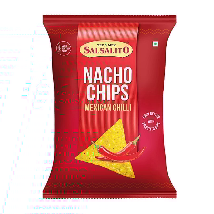 Tex Mex Salsalito Nacho Chips - Mexican Chilli, 150 G Pouch