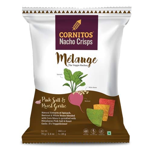 Cornitos Melange Veggie Nachos, 70 g