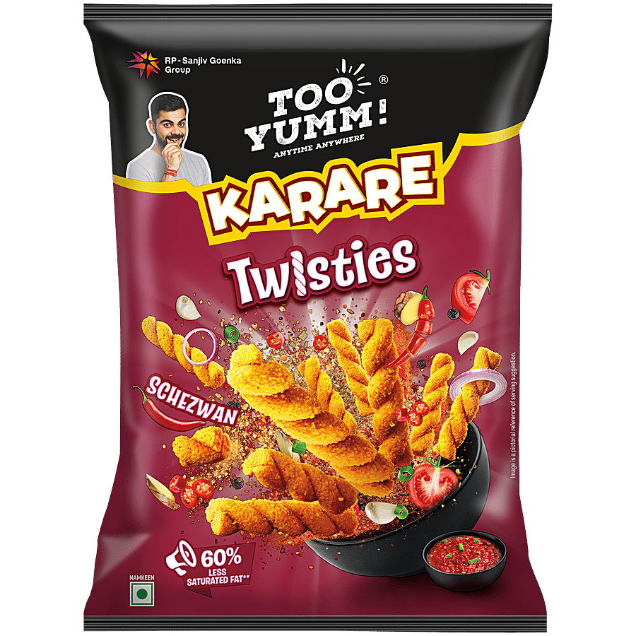 Too Yumm! Karare Twisties - Schezwan, 65 G