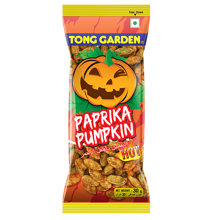 Tong Garden Hot Pumpkin Seeds - Paprika, 30 G Pouch