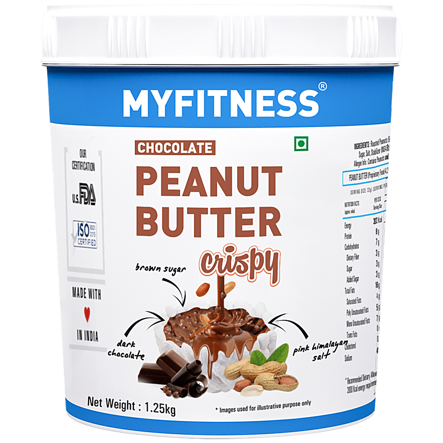 Myfitness Chocolate Peanut Butter - Crispy, 1.25 Kg