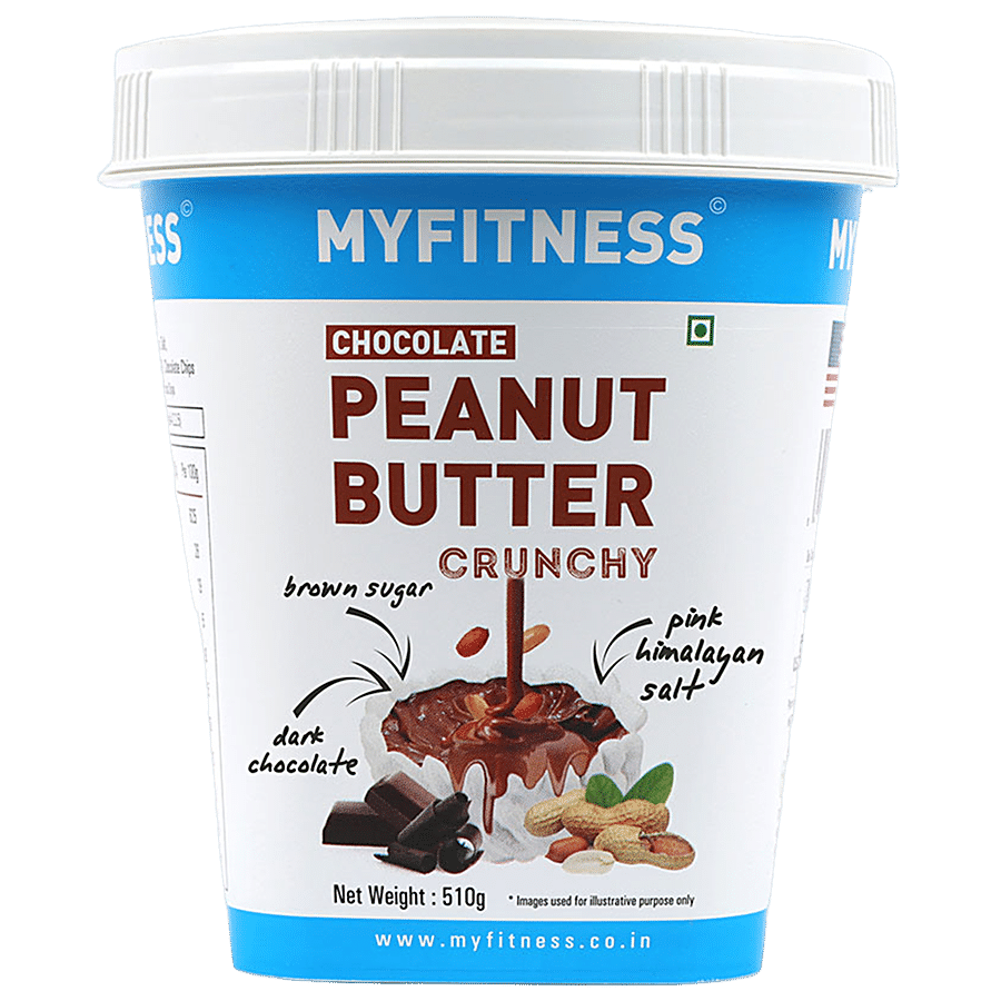 Myfitness Chocolate Peanut Butter - Crunchy, 510 G